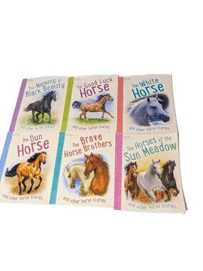 Set of 6 My Horse Story Book Collection for Kids by Miles Kelly Books Pony Colt